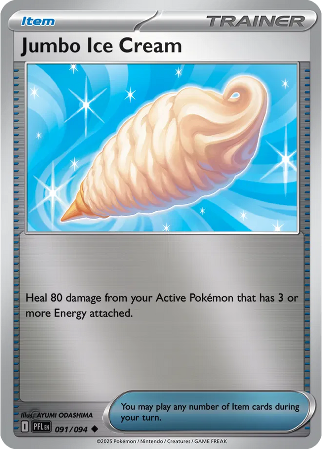 Jumbo Ice Cream Uncommon • 091/094 Phantasmal Flames Reverse Holofoil