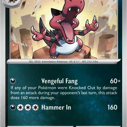 Krookodile Uncommon • 066/094 Phantasmal Flames Reverse Holofoil