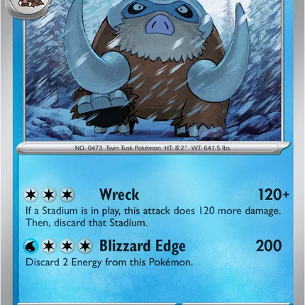 Mamoswine Uncommon • 025/094 Phantasmal Flames Reverse Holofoil