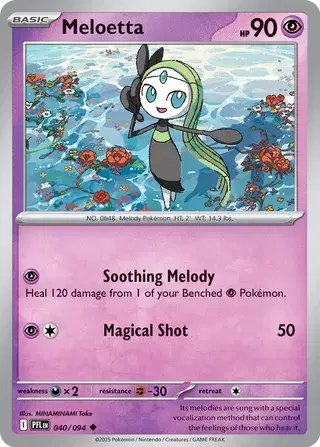 Meloetta Uncommon • 040/094 Phantasmal Flames