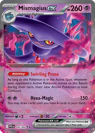 Mismagius ex Double Rare 036094 Phantasmal Flames