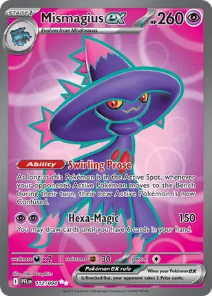 Mismagius ex Phantasmal Flames Ultra Rare 112/094