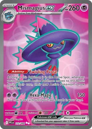 Mismagius ex Phantasmal Flames Ultra Rare 112/094