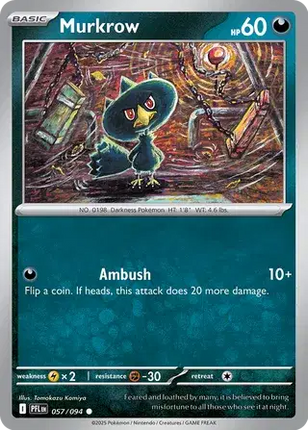 Murkrow Common • 057/094 Phantasmal Flames