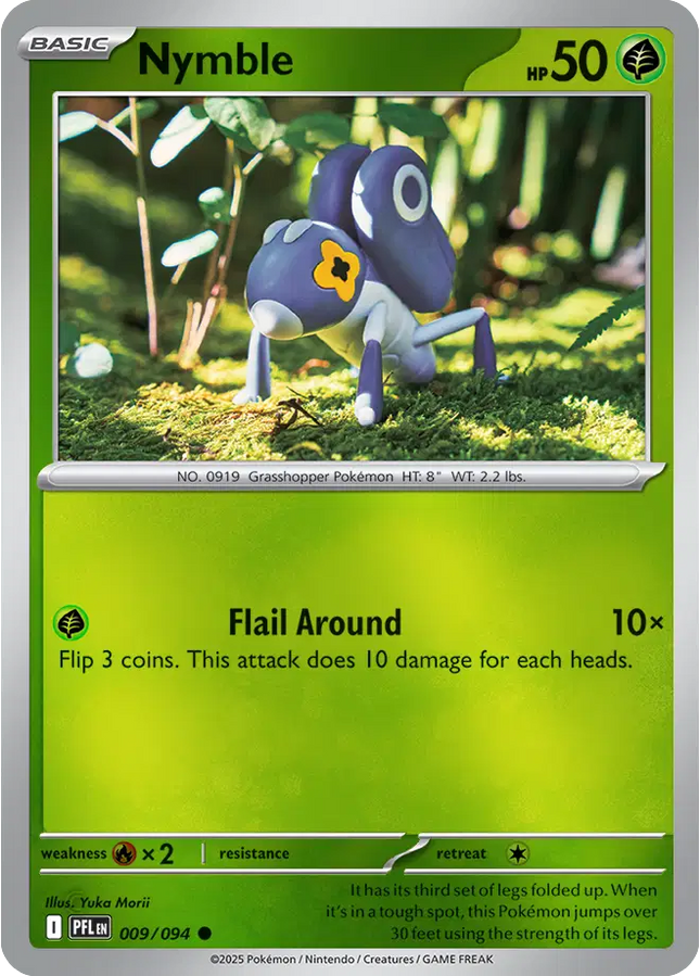 Nymble Common • 009/094 Phantasmal Flames Reverse Holofoil