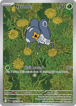 Nymble Illustration Rare 096/094 Phantasmal Flames