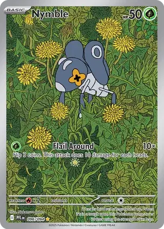Nymble Illustration Rare 096/094 Phantasmal Flames