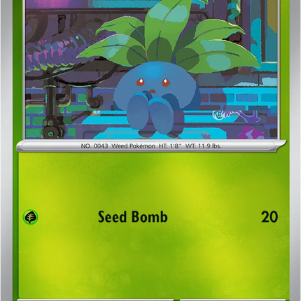 Oddish Common 001/094 Phantasmal Flames Reverse Holofoil