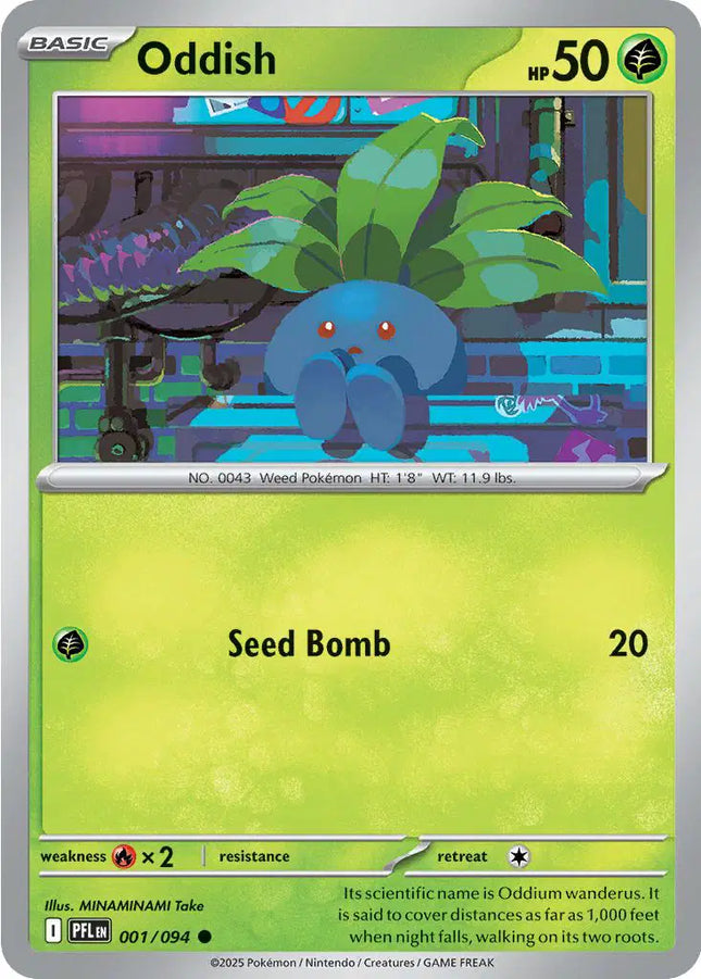 Oddish Common • 001/094 Phantasmal Flames
