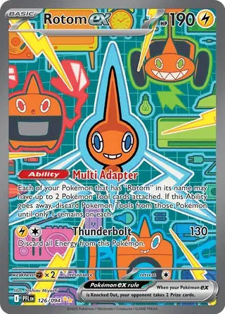 Rotom ex Phantasmal Flames Special Illustration Rare 126/094