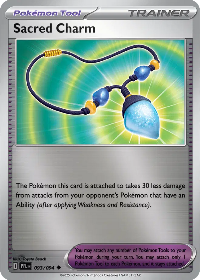 Sacred Charm Uncommon • 093/094 Phantasmal Flames Reverse Holofoil