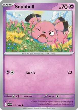 Snubbull Common • 037/094 Phantasmal Flames