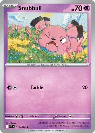 Snubbull Common • 037/094 Phantasmal Flames