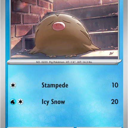 Swinub Phantasmal Flames Common 023/094 Reverse Holofoil