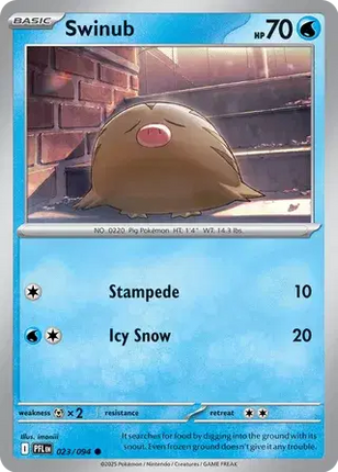 Swinub Common • 023/094 Phantasmal Flames
