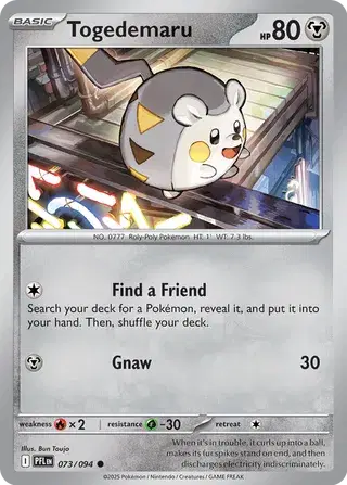 Togedemaru Common • 073/094 Phantasmal Flames