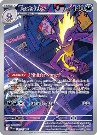 Toxtricity llustration Rare 103094 Phantasmal Flames