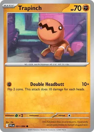 Trapinch Common • 051/094 Phantasmal Flames