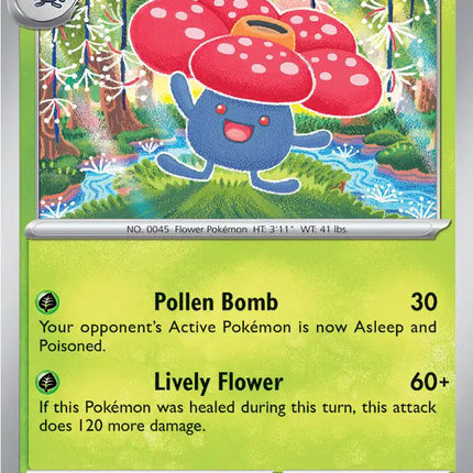 Vileplume Pokemon • Rare • 003/094 Phantasmal Flames Holofoil