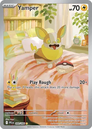 Yamper Phantasmal Flames Illustration Rare 099/094