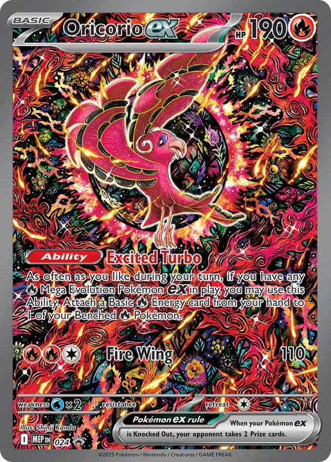 Oricorio ex - 024 Mega Evolution Promos Promo 024