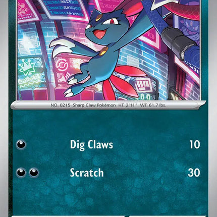 Sneasel Cosmos Holo Pokemon Promo 020 Mega Evolution Promos