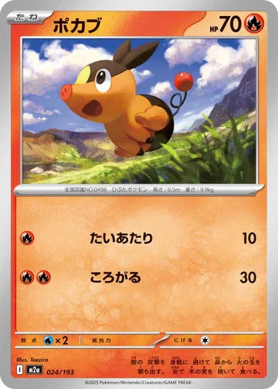 Tepig MEGA Dream ex 024/193