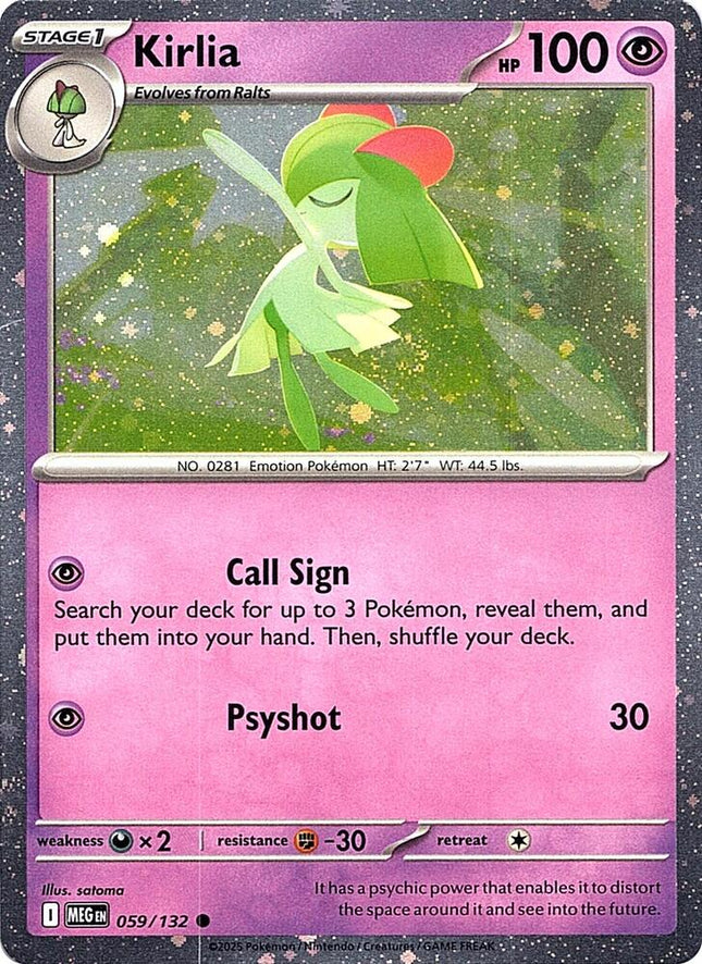 Kirlia (Cosmos Holo) Miscellaneous Cards & Products Common 059/132