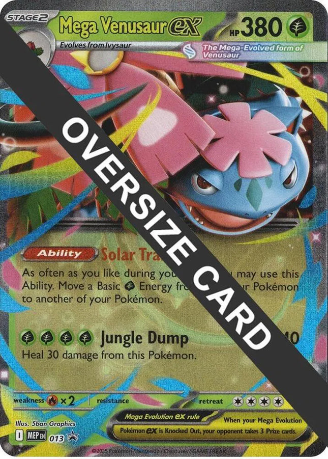 Mega Venusaur ex - 013 Jumbo Cards Promo 013