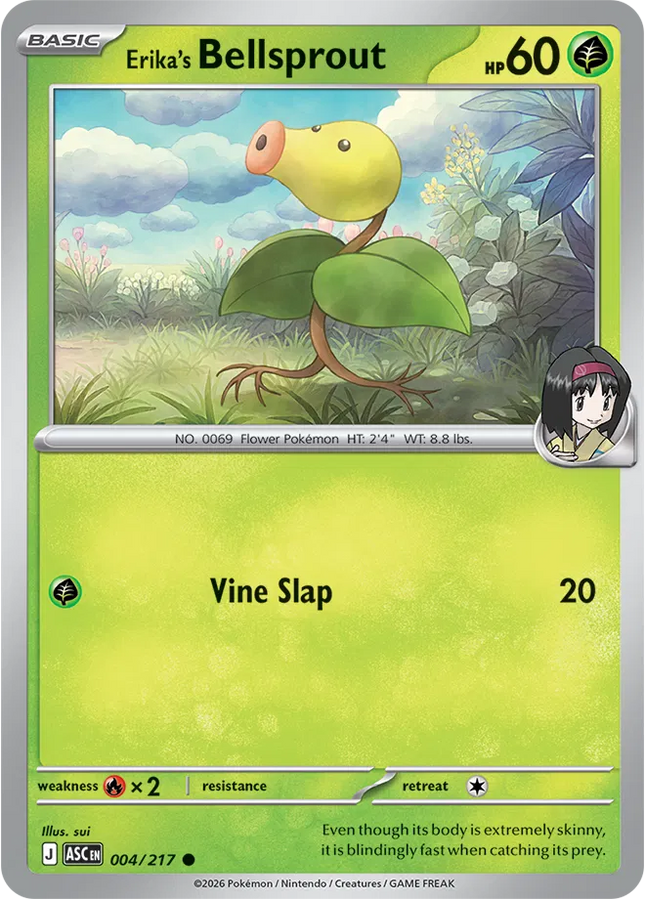 Erika's Bellsprout Ascended Heroes Common 004/217