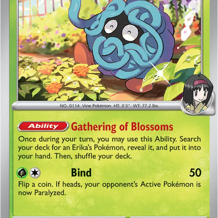 Erika's Tangela Ascended Heroes Common 007/217
