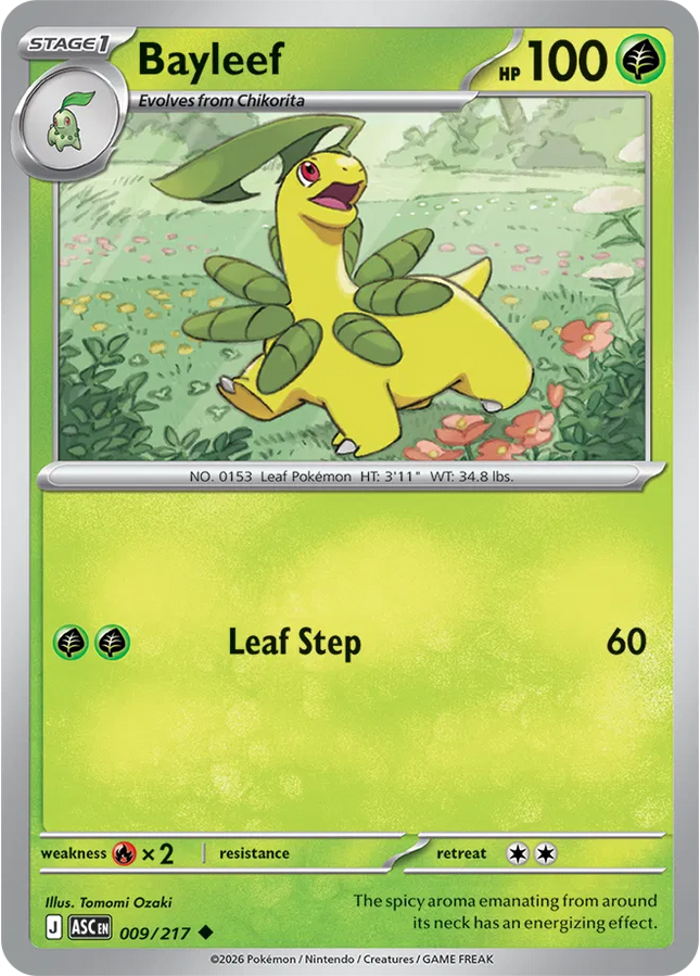 Bayleef Ascended Heroes Uncommon 009/217