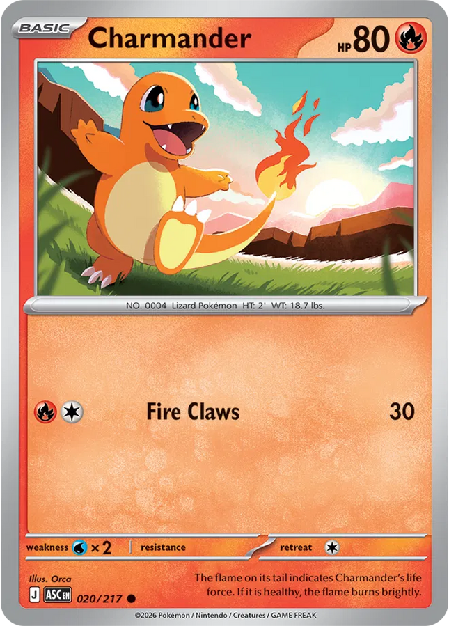 Charmander Ascended Heroes Common 020/217