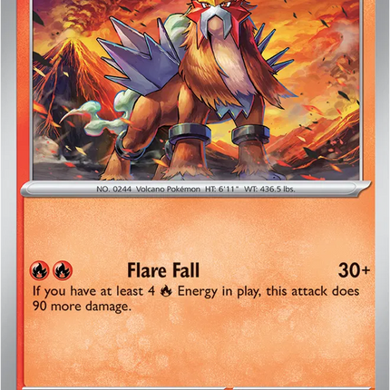 Entei Ascended Heroes Rare 025/217 Holofoil