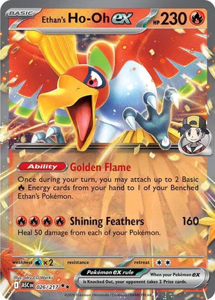 Ethan's Ho-Oh ex Ascended Heroes Double Rare 026/217