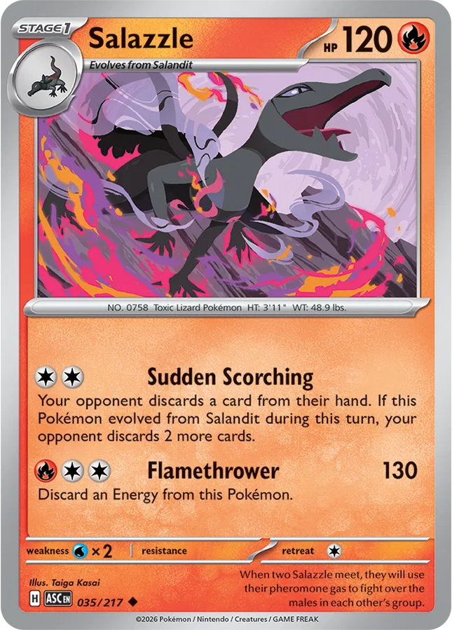 Salazzle Ascended Heroes Uncommon 035/217