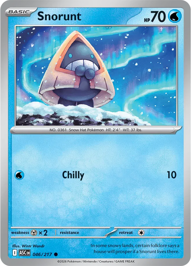 Snorunt Ascended Heroes Common 046/217
