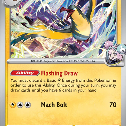 Iono's Kilowattrel Ascended Heroes Rare 072/217 Holofoil