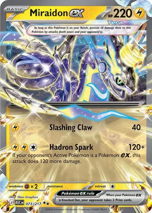 Miraidon ex Ascended Heroes Double Rare 073/217