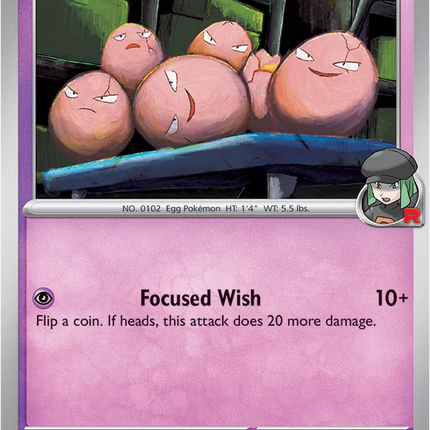 Team Rocket's Exeggcute Ascended Heroes Common 077/217