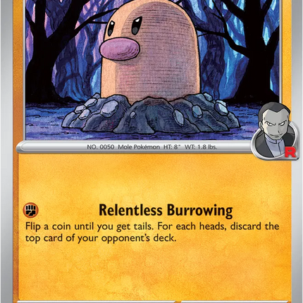 Team Rocket's Diglett Ascended Heroes Common 100/217