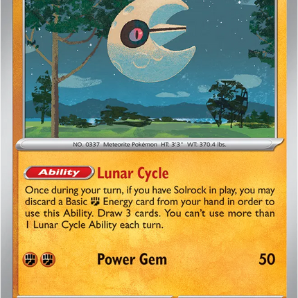 Lunatone Ascended Heroes Rare 105/217 Holofoil