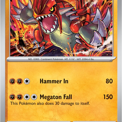 Groudon Ascended Heroes Rare 108/217 Holofoil
