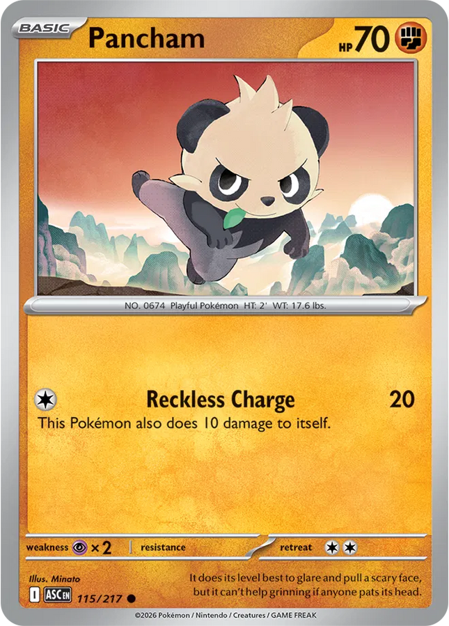 Pancham Ascended Heroes Common 115/217