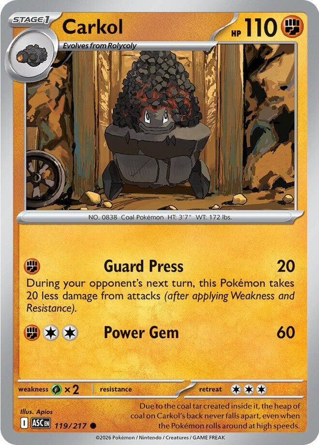 Carkol Ascended Heroes Common 119/217