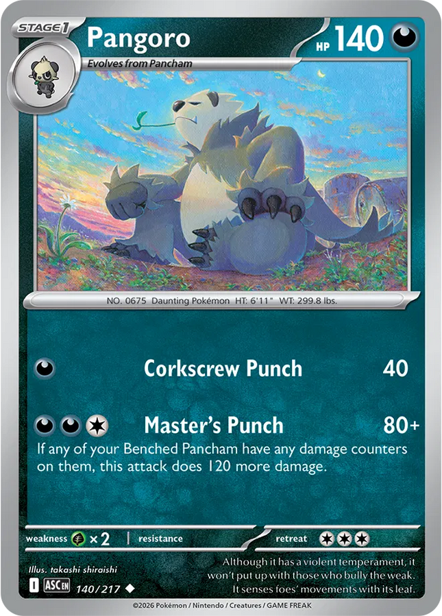 Pangoro Ascended Heroes Uncommon 140/217