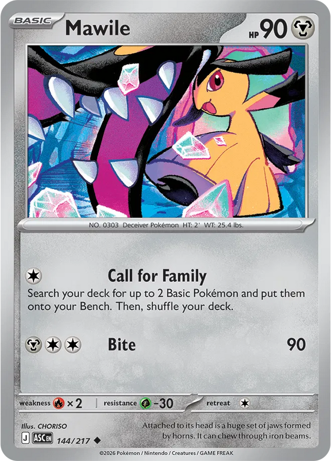 Mawile Ascended Heroes Uncommon 144/217