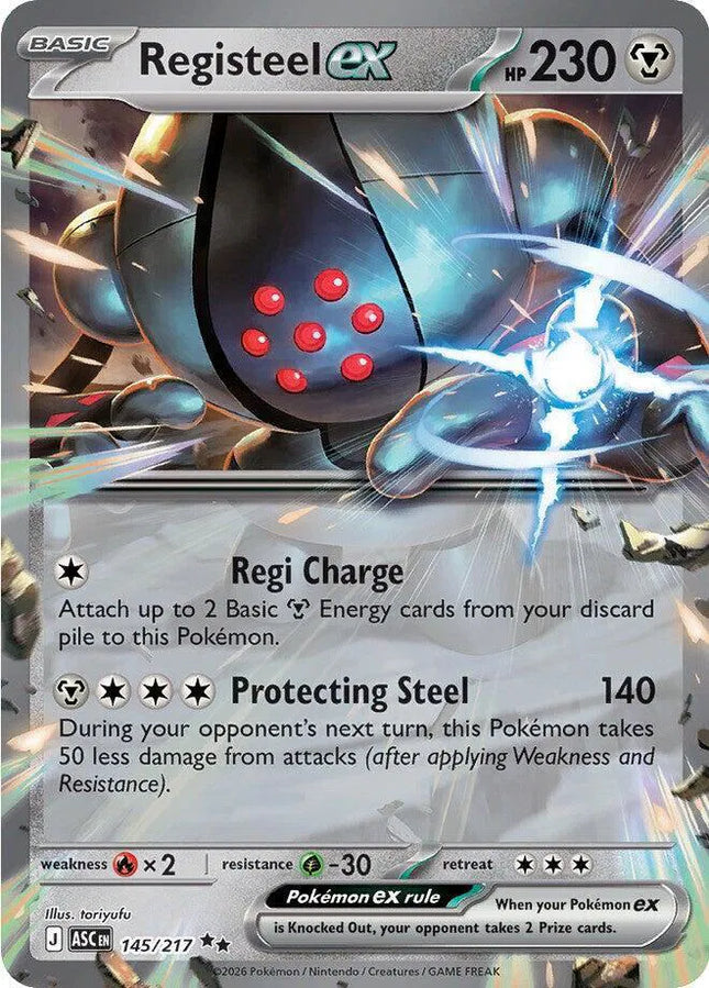 Registeel ex Ascended Heroes Double Rare 145/217