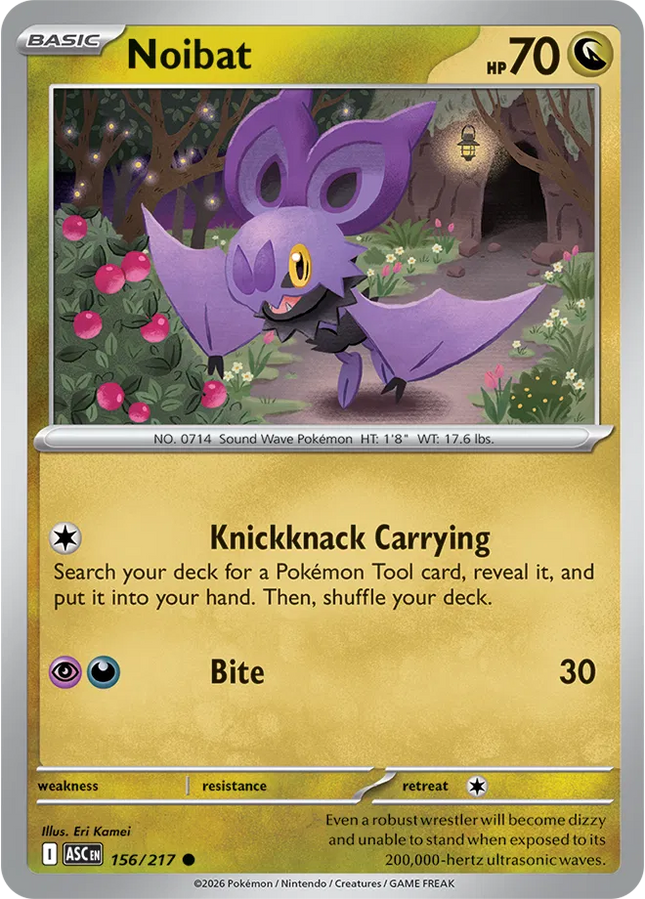 Noibat Ascended Heroes Common 156/217