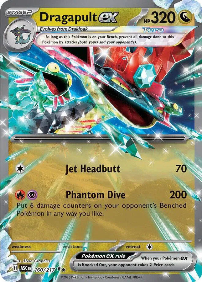 Dragapult ex Ascended Heroes Double Rare 160/217